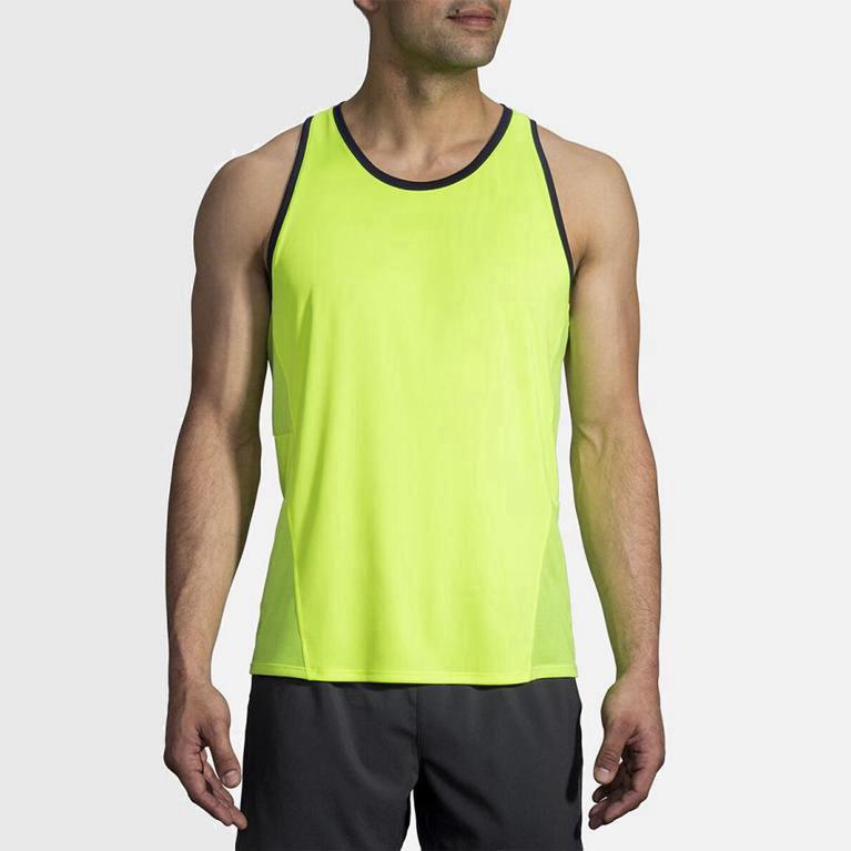 Regata De Corrida Brooks Stealth Masculino Brasil - Amarelas (96382JZBM)